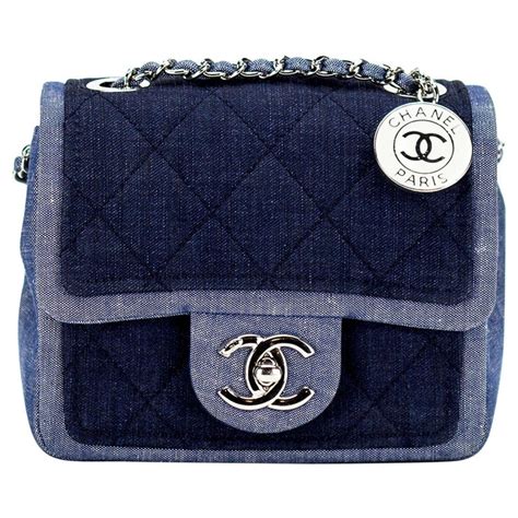 chanel denim medallion flap bag|Chanel small flap bag new.